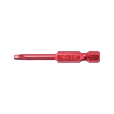 Grk Fasteners GRK Fasteners Star T15 X 2 in. L Power Bit Carbon Steel 2 pc 187427